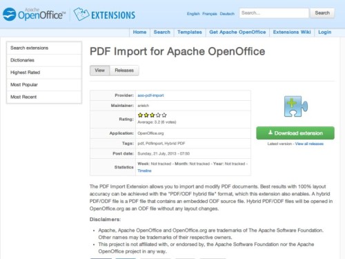 openoffice-addon-pdf-import