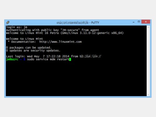 linux-mint-service-mdm-restart