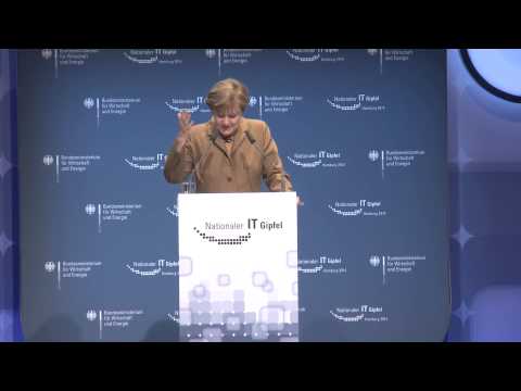Bundeskanzlerin Angela Merkel beim IT-Gipfel 2014 - Das dritte &quot;F&quot;