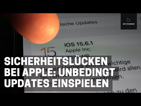Sicherheitslücken bei Apple: Unbedingt Updates einspielen | Netzkenner Jörg Schieb