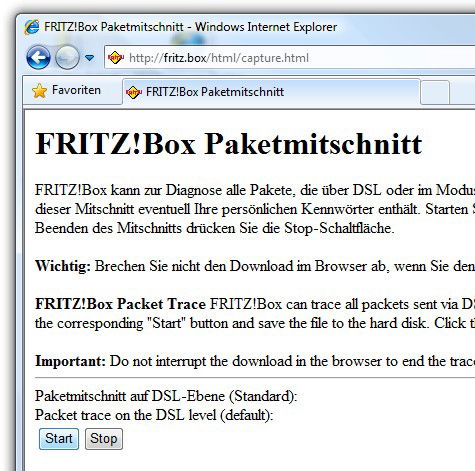 Fritz!Box Packet Sniffer: Die versteckte Schnüffel-Funktion der AVM-Router