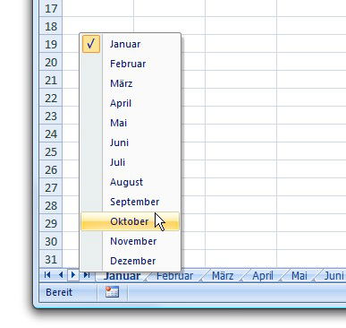 Microsoft Excel: Schneller durch große Tabellen navigieren