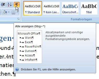 js-formatierungssymbole