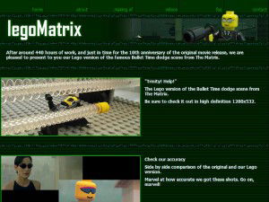 Matrix-Remake mit Legos