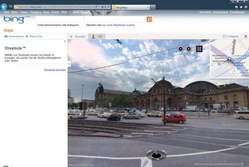 Bing Streetside: Frankfurt Hauptbahnhof