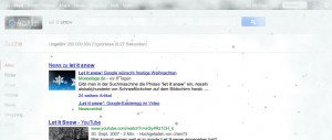 Let it snow: Google Let it snow: Google