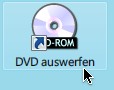 Verknüpfung: DVD auswerfen