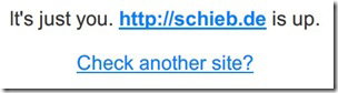 It's just you. https://schieb.de is up.