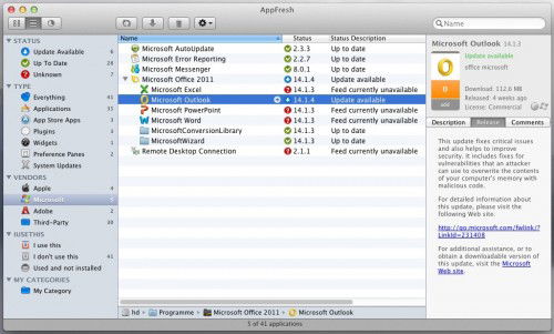 AppFresh von metaquark