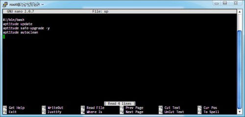 Ubuntu: Shellskript für automatische Updates