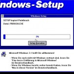 Windows 3.1-Setup