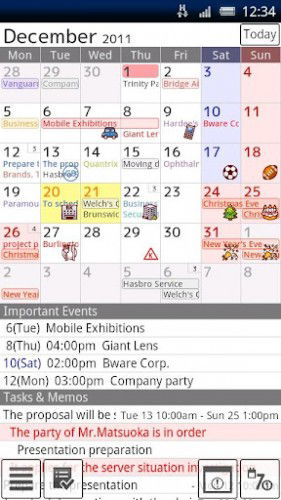 Android: Terminplaner Jorte