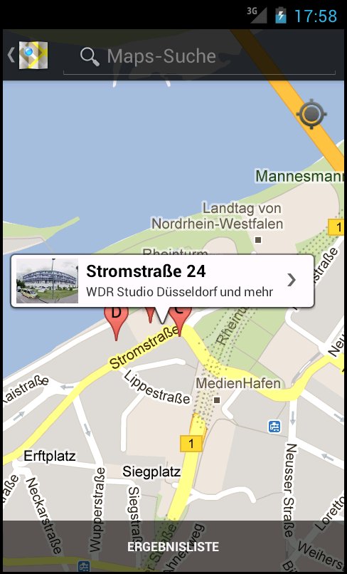 Google Maps auf Android