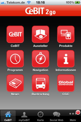 CeBIT 2012: CeBIT2go-App