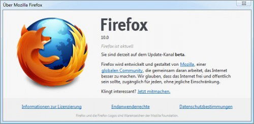 Firefox 10