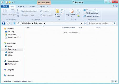 Windows-Explorer: In Windows 8 mit Menüband