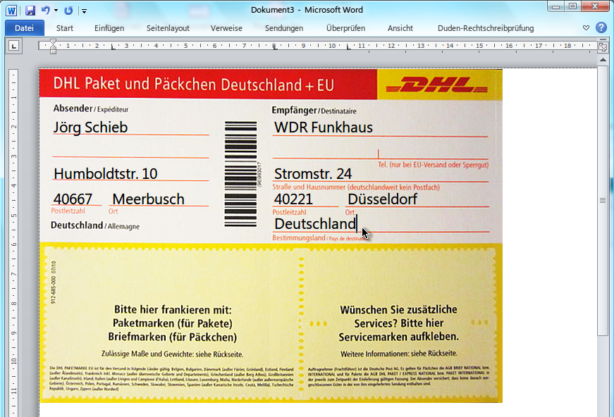 Formulare am PC ausfüllen mit Scanner, IrfanView und Word