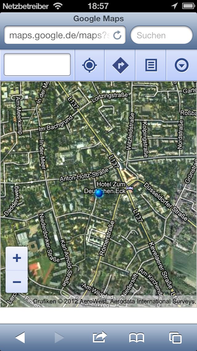 In iOS 6 wieder Google-Karten verwenden