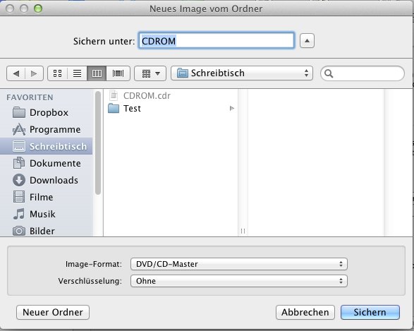 Sicherheits-Kopie einer Musik-CD brennen auf dem Mac