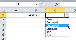 Microsoft Excel: Klapp-Feld zum Anklicken einfügen
