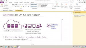 onenote2013-startseite