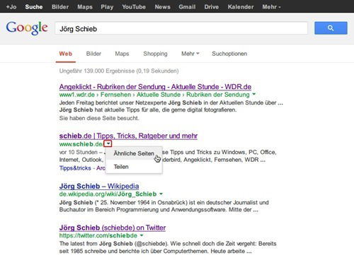 google-dropdown-aehnliche-seiten