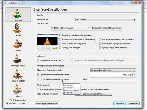 vlc-zuletzt-benutzt-abschalten