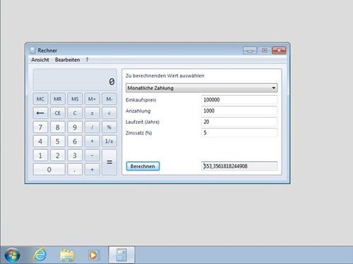 win7-rechner-arbeitsblatt-hypothek