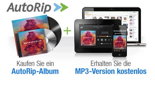 Amazon bietet MP3 Bonus