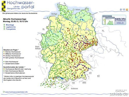 hochwasserzentralen