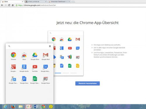chrome-app-uebersicht