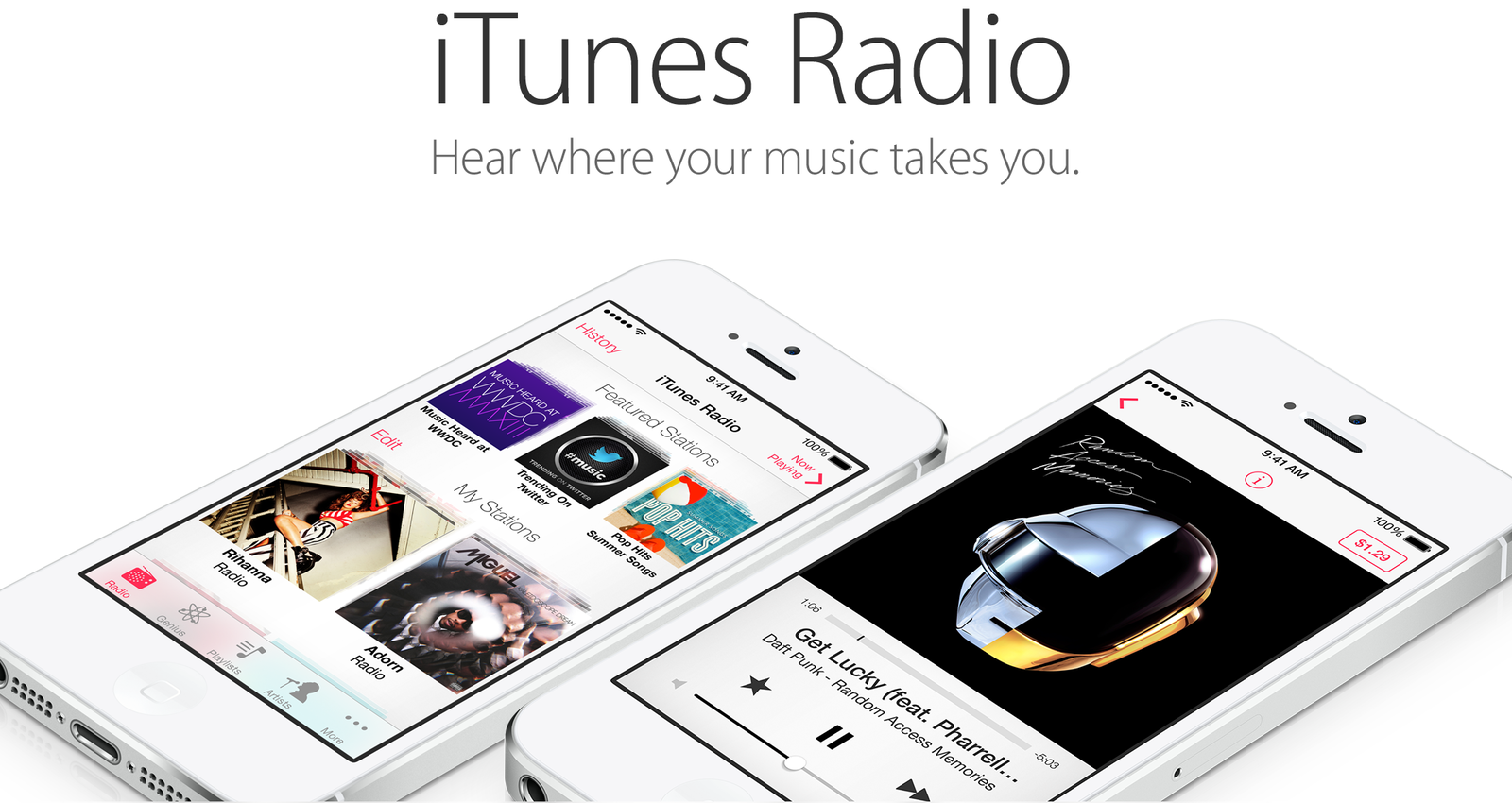 iTunes Radio mit großen Werbe-Kunden