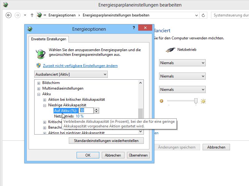 So hält Ihr Notebook-Akku länger durch