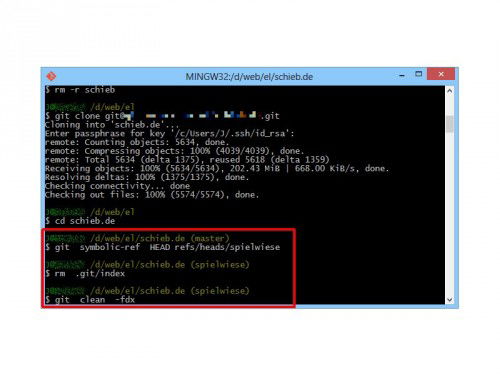 git-leerer-branch