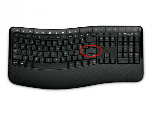 tastatur-eingabetaste