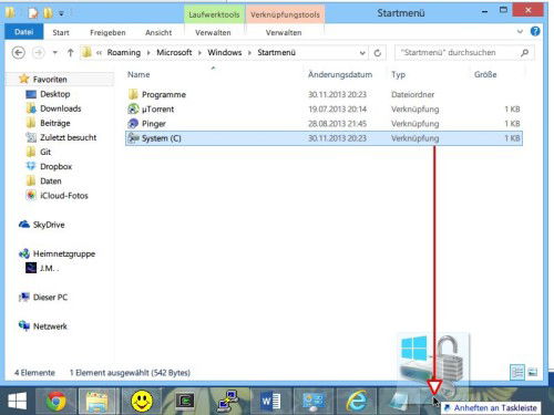 laufwerk-an-windows-taskleiste-anheften