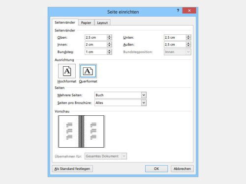 Mit Microsoft Word Booklets erstellen – schieb.de
