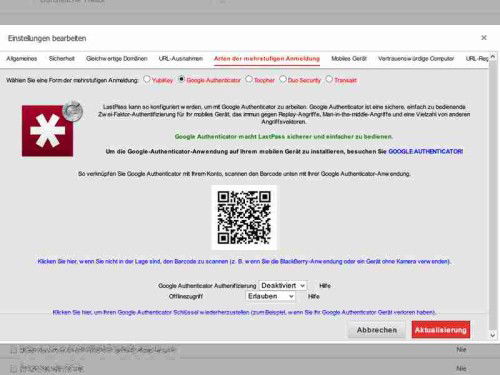 lastpass-google-authenticator-2faktor-sicherheit