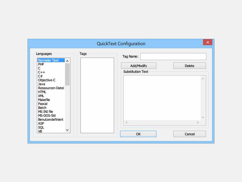 Text-Bausteine im Notepad++-Editor nutzen