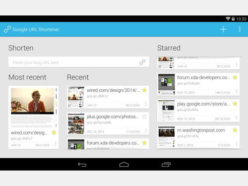 android-app-google-url-shortener