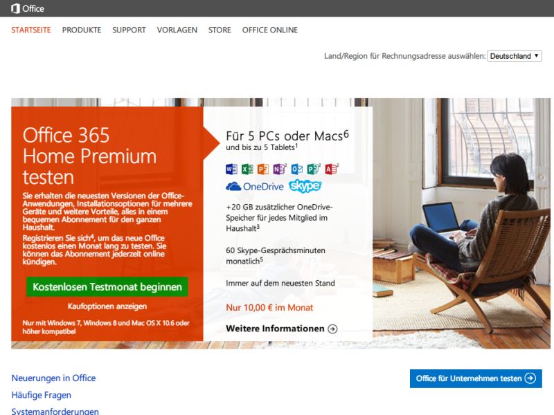 So testen Sie Office 365 kostenlos