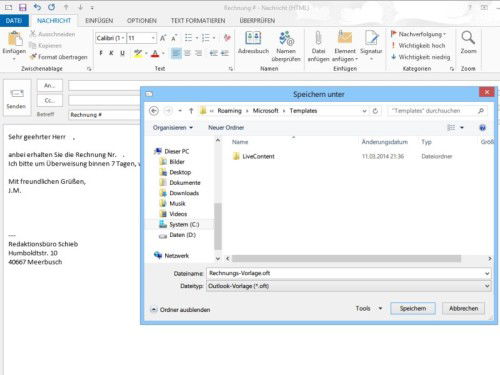 outlook-mailvorlage-speichern