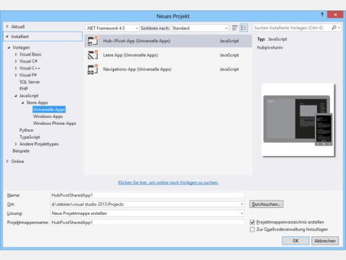visual-studio-universelle-apps