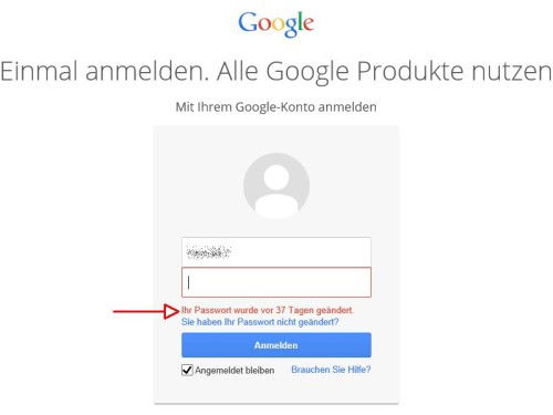 google-kennwort-wann-geaendert