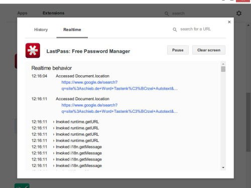 chrome-addons-aktivitaet