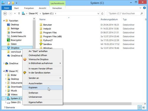 explorer-dropbox-ordner-kopieren