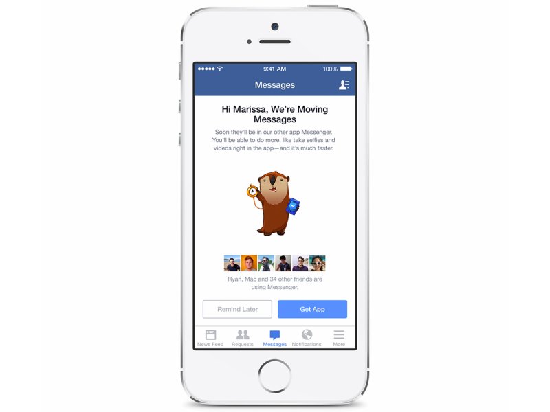 Facebook-Chat wird komplett in eigene App ausgelagert