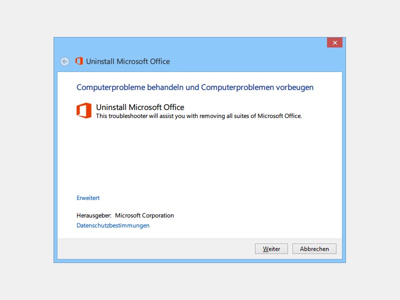 Probleme beim Entfernen von Office 2013 und 365 beheben