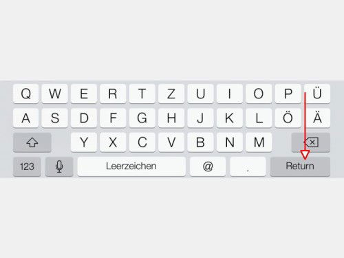 ios-tastatur-return