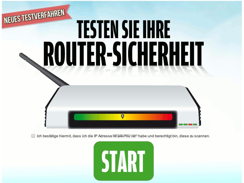 KOSTENLOSER Sicherheits-Check für Ihren Router
